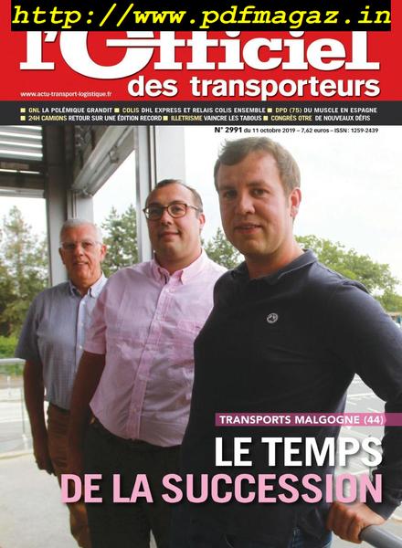 L’Officiel des Transporteurs – 11 octobre 2019