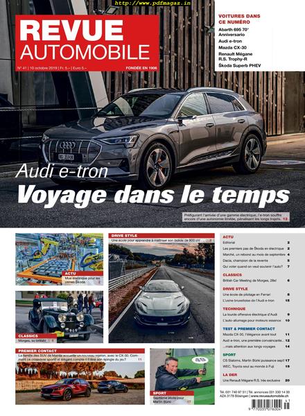 Revue Automobile – 10 octobre 2019