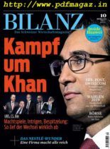 Bilanz – Oktober 2019