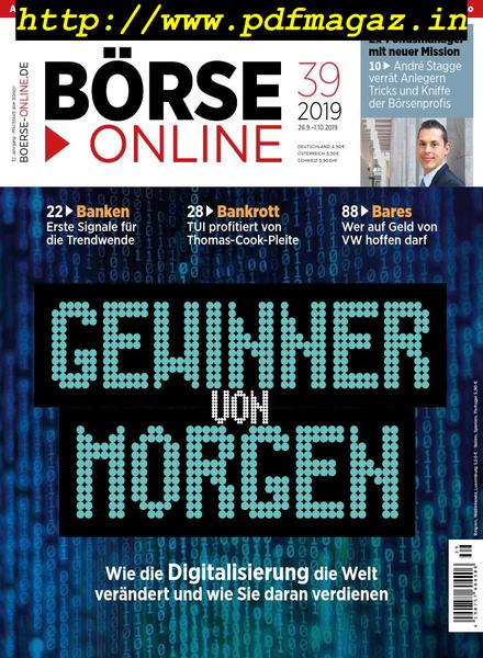 BOrse Online – 26 September 2019