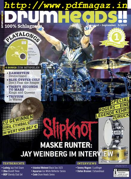 DrumHeads – August-September 2019