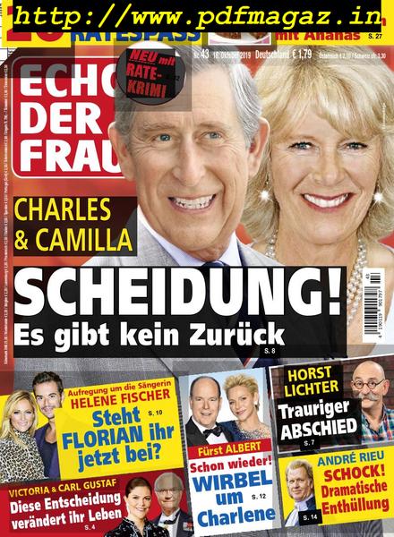 Echo der Frau – 16 Oktober 2019
