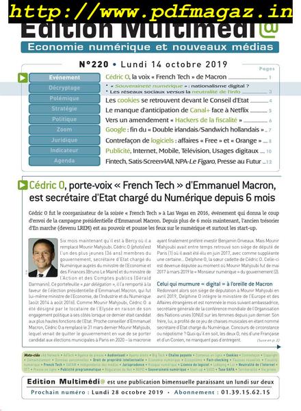 edition Multimedia – 14 octobre 2019