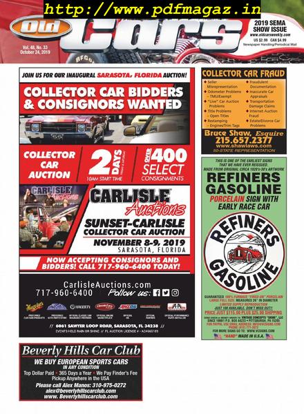 Old Cars Weekly – 24 October 2019