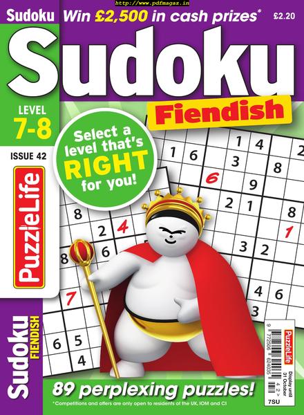 PuzzleLife Sudoku Fiendish – 01 October 2019
