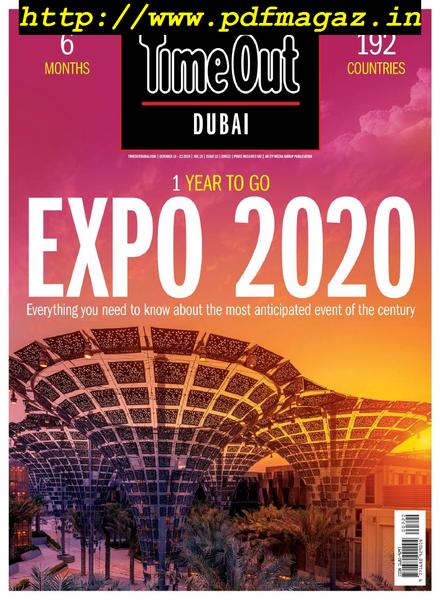 TimeOut Dubai – October 16, 2019