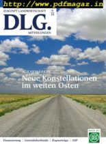 DLG Mitteilungen – August 2019