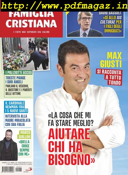 Famiglia Cristiana – 13 Ottobre 2019