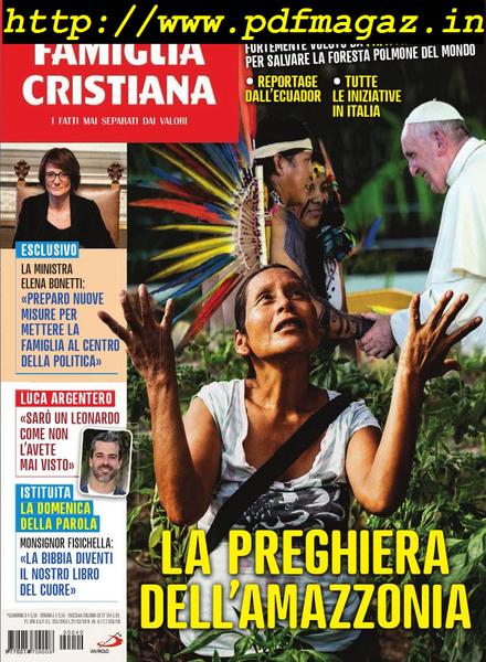 Famiglia Cristiana – 6 Ottobre 2019