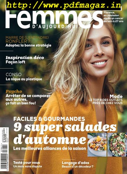 Femmes D’Aujourd’Hui – 10 Octobre 2019