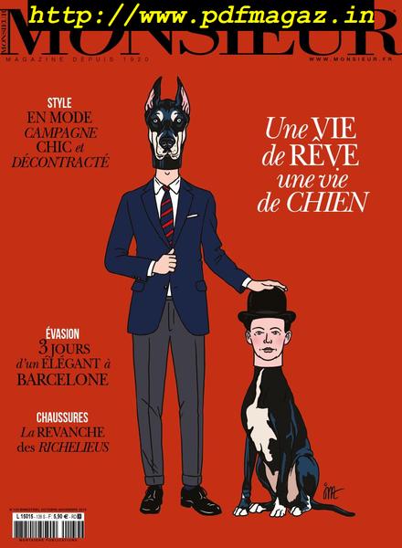 Monsieur – octobre-novembre 2019