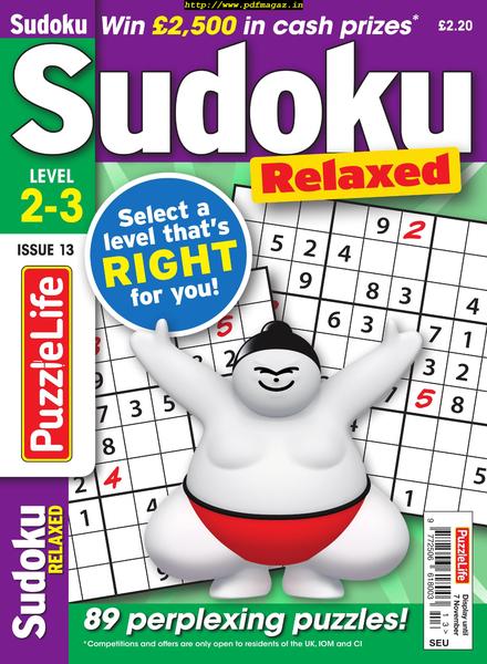 PuzzleLife Sudoku Relaxed – October 2019