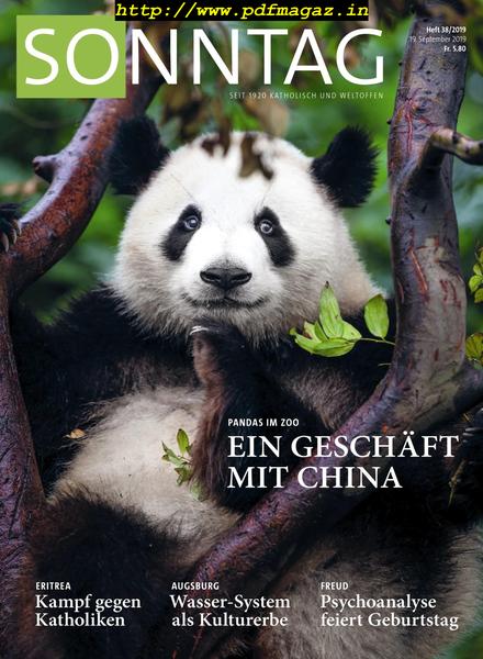 Sonntag – 19 September 2019