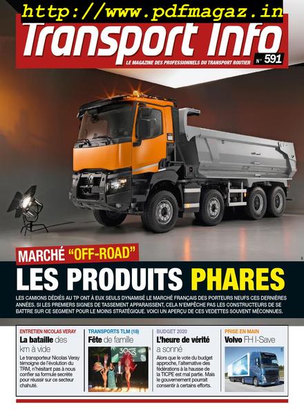 Transport Info – 11 octobre 2019