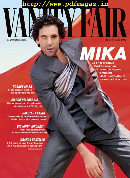 Vanity Fair Italia – 25 settembre 2019
