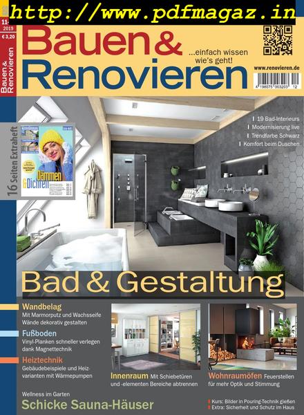 Bauen & Renovieren – Oktober 2019