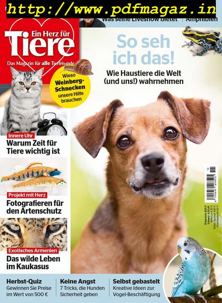 Ein Herz fur Tiere – Oktober 2019
