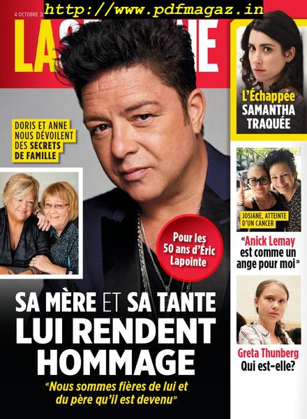 La Semaine – octobre 04, 2019