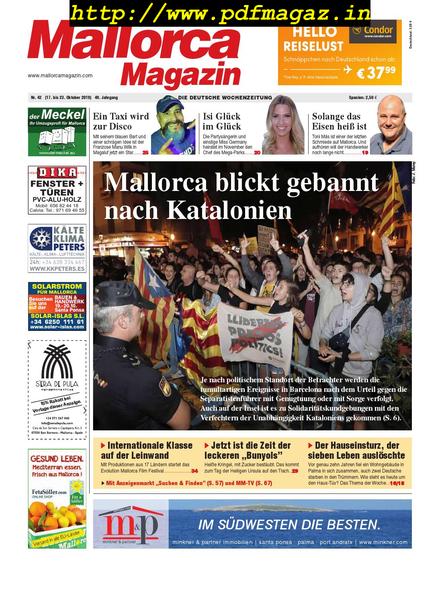 Mallorca Magazin – 17 Oktober 2019