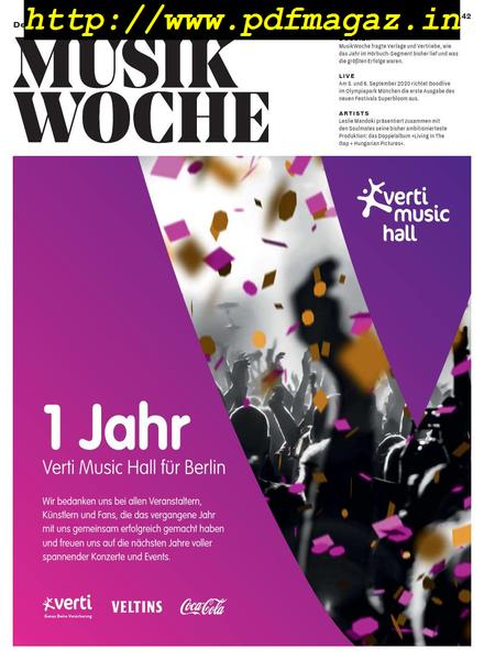 Musikwoche – 14 Oktober 2019