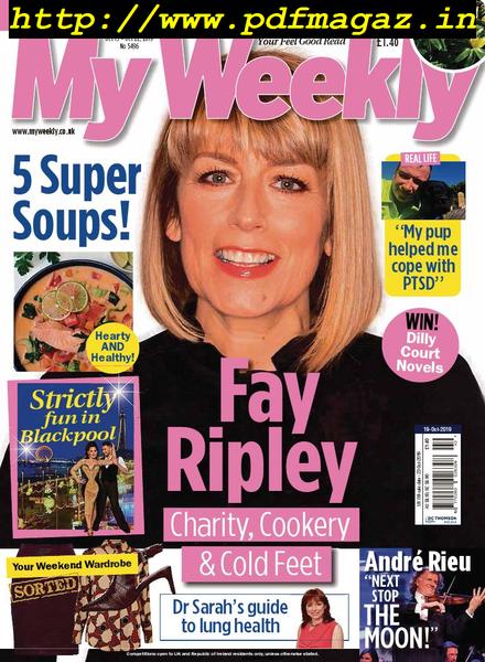 My Weekly – 15 October 2019