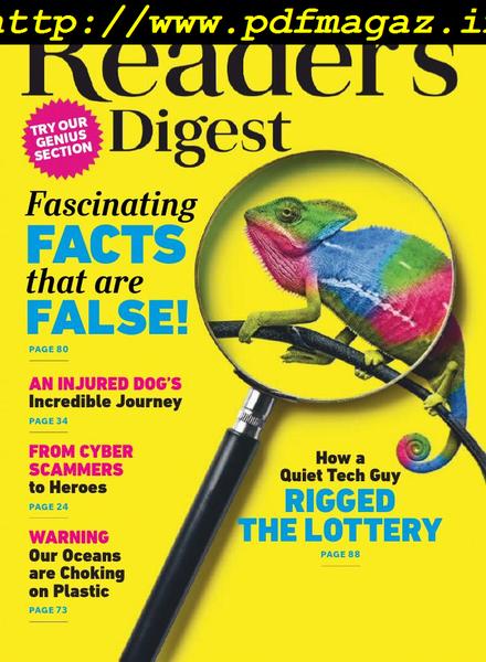Reader’s Digest Australia & New Zealand – October 2019