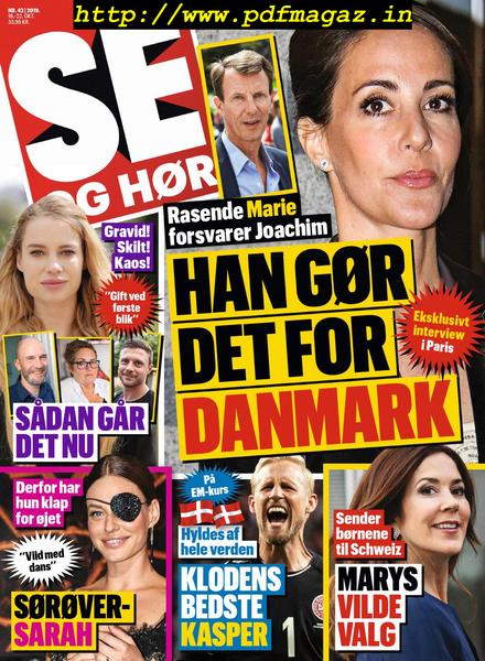 SE og HoR – 16 oktober 2019