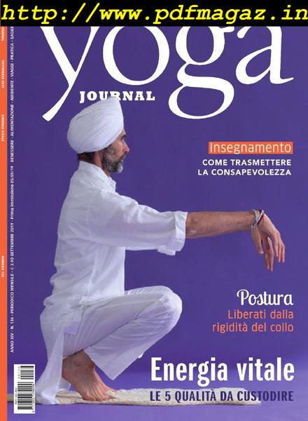 Yoga Journal Italia – Settembre 2019