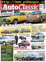 Auto Classic – Oktober 2019