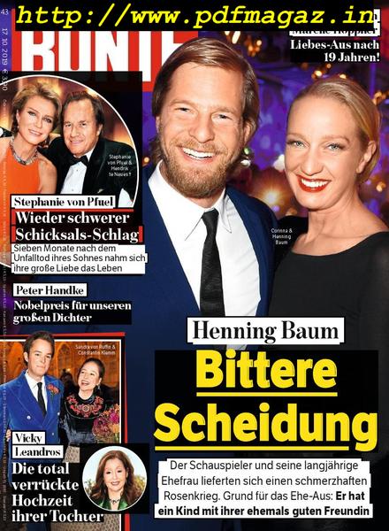 Bunte – 17 Oktober 2019