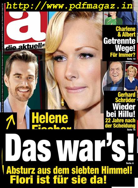 die aktuelle – 19 Oktober 2019