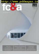 FC&A.Future Constructor & Architect – October 2019