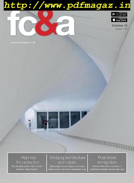 FC&A.Future Constructor & Architect – October 2019