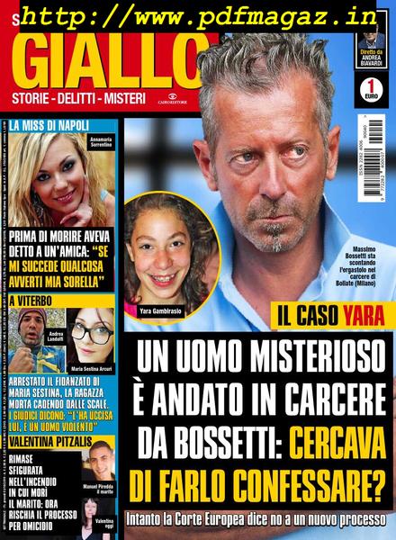 Giallo – 9 Ottobre 2019