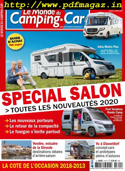 Le Monde du Camping-Car – octobre 2019