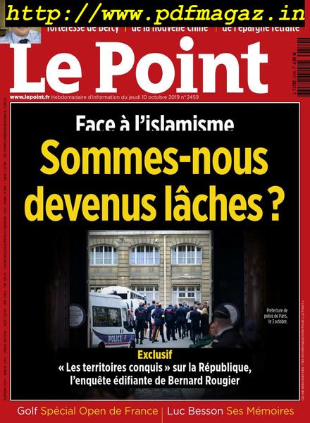 Le Point – 10 octobre 2019