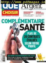 Que Choisir – Hors-Serie Argent – Octobre 2019