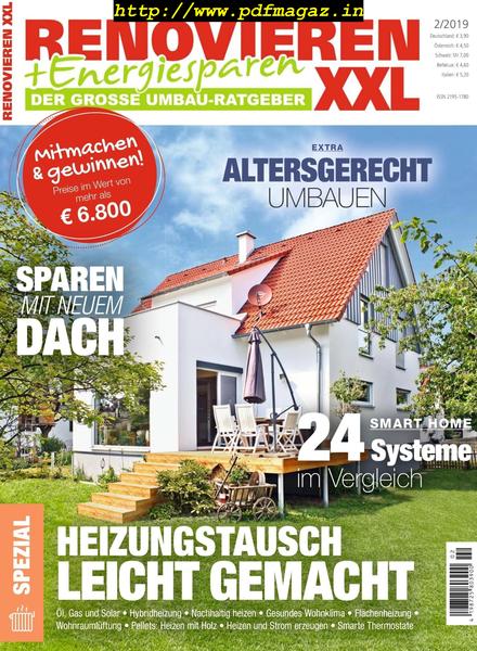 Renovieren + Energiesparen – Nr.2, 2019