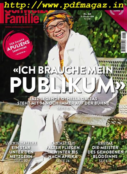 Schweizer Familie – 17 Oktober 2019