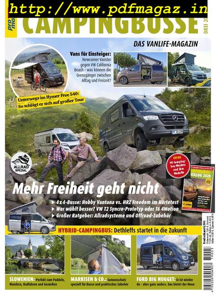 Campingbusse – Drei 2019