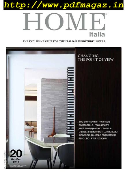 Home Italia – Ottobre-Dicembre 2019