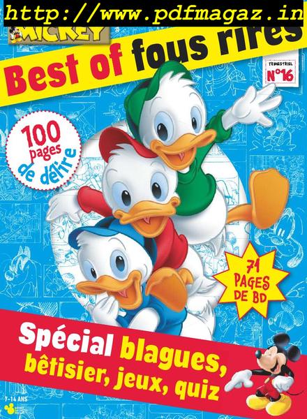 Le Journal de Mickey Best of – octobre 2019