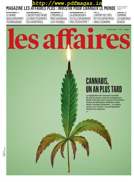 Les Affaires – 19 octobre 2019
