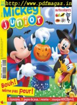 Mickey Junior – octobre 2019