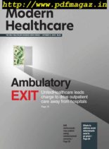 Modern Healthcare – October 21, 2019