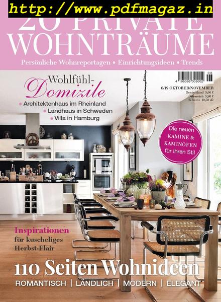 20 Private Wohntraume – Oktober 2019