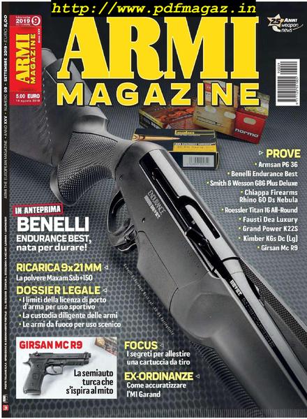 Armi Magazine – Settembre 2019