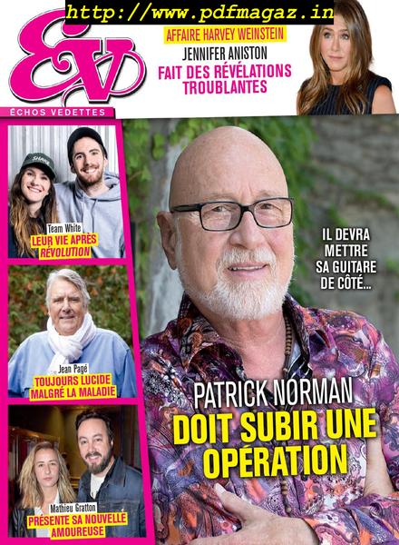 echos Vedettes – 25 octobre 2019
