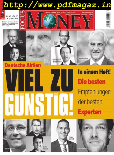 Focus Money – 16 Oktober 2019