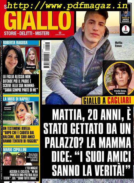 Giallo – 23 Ottobre 2019